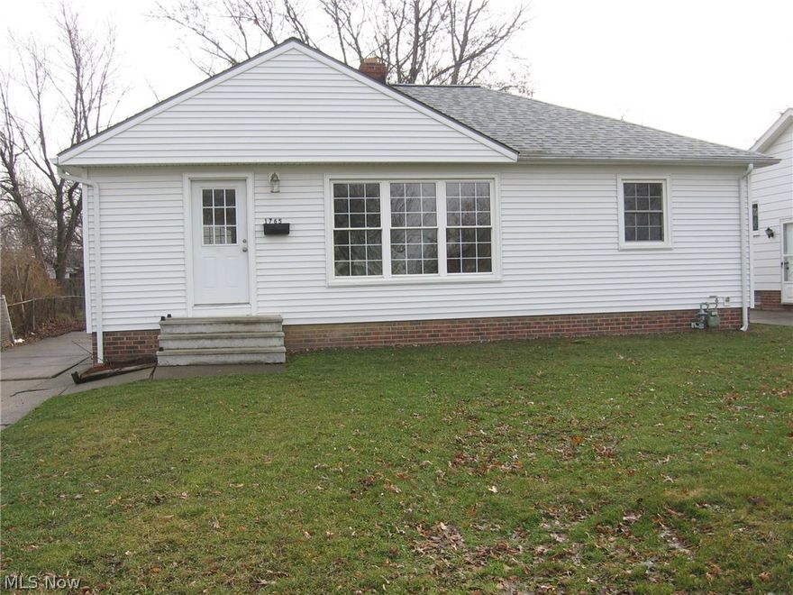 This lovely Wickliffe ranch located in a nice residential area is in move in condition. The 3 bedroom, one bath home has been upgraded with newer carpet, hot water tank, furnace & A/C, roof, windows and electrical box. Throw a party in the nicely finished basement. There is a back deck to use on the summer days. Home is near schools, parks, shopping and freeways. This is a must see!