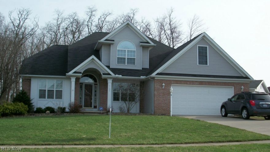 Popular Cape Cod  offers open floor plan, 1st floor master bedroom with glamour bath & large walk in closet. Eat in kitchen opens to sun room and spacious Great room with oak trim throughout and vaulted ceilings. Three good size bedrooms on second level. Full finished basement with half bath. Convenient first floor laundry. Back yard extends into the 1.2 acres of wooded green belt are owned by the homeowners. All appliances stay including washer and dryer. Great location to shopping and major highways. Agent related to seller