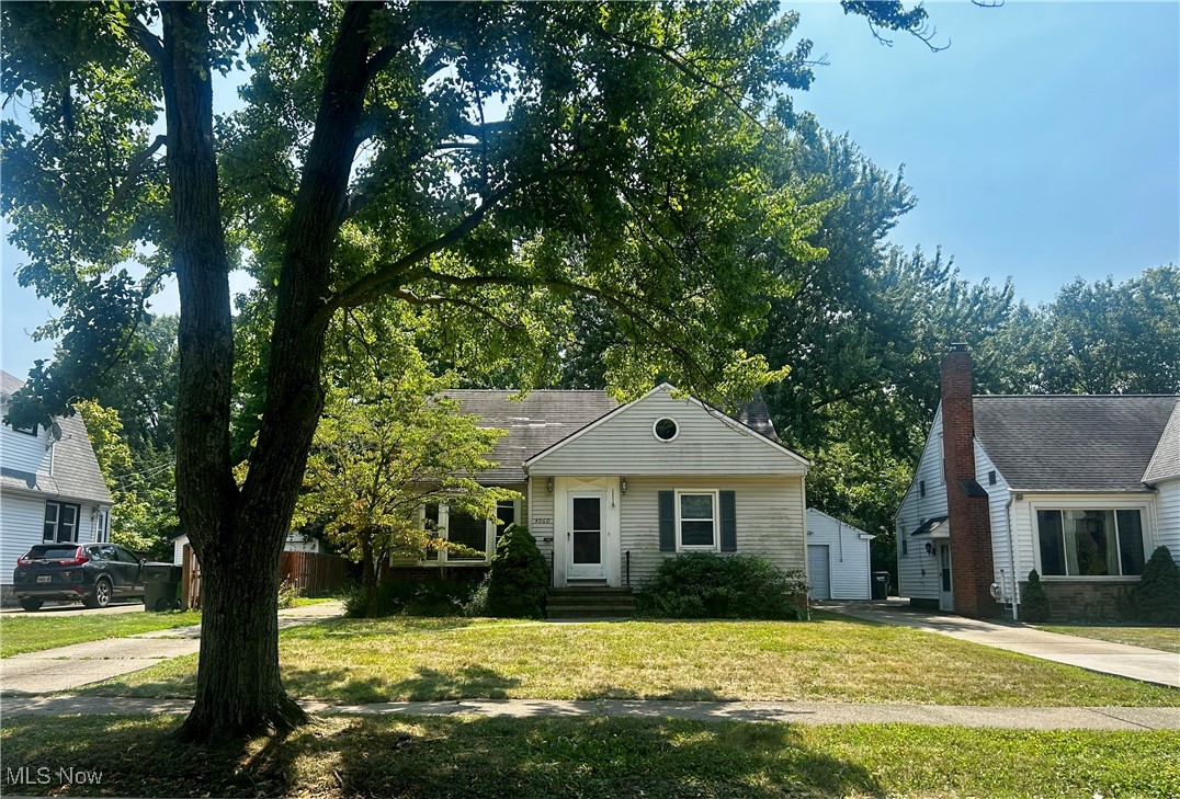 Tucked away on a peaceful street in one of our favorite communities ~ South Euclid this charming bungalow is a true find in the welcoming Bexley Park neighborhood. Warm and inviting, this home offers 2 bedrooms and a full bath on the main level, a spacious kitchen with abundant counter and cabinet space, and a formal dining room that opens to an adorable sunroom. Upstairs, you will find one large, versatile space ~ perfect for a bedroom, office, or creative retreat. Conveniently located near shopping, dining, entertainment, schools, universities, libraries, dog parks, South Euclid’s new food truck park, and more, with easy access to all major freeways. Bring your vision and schedule your showing today!
