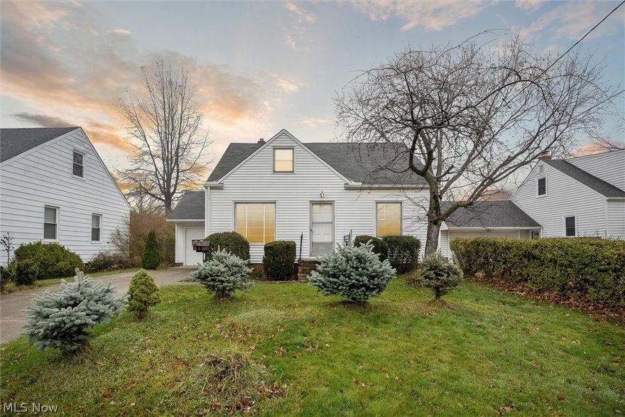 Welcome to this wonderful Bungalow offering 2 Bedrooms and 1 bath on the main level, the upstairs can be easily converted to a 3rd bedroom. You are warmly greeted by a large living room with lots of natural light. The kitchen features solid wood cabinets with ample storage space. The laundry area is located in the spacious basement. The Furnace and water heater are only 1 year old! Conveniently located just seconds from I-90, the main shopping, and dining areas. Call for a private showing today!