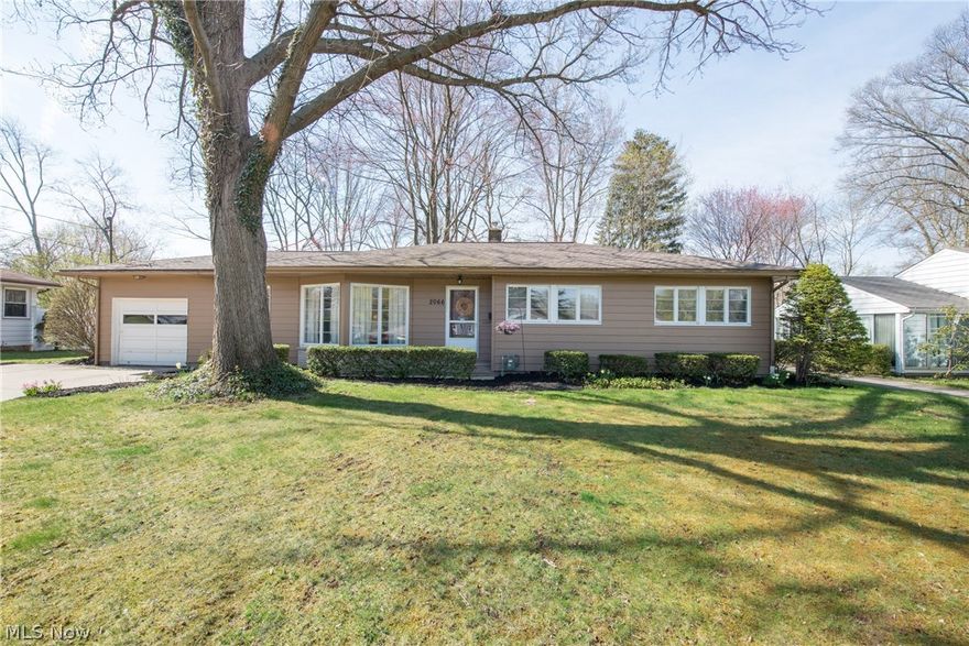 Welcome home! This adorable Ranch speaks for itself - nestled in the heart of West Akron, close to Sand Run Metro Parks and a short distance to Pilgrim Square. This late 1940's home offers 3 bedrooms and 2 full bathrooms, one of which has been completely renovated in 2017 - with new tile, wainscoting and vanity. All bedrooms offer easy cleaning with refinished hardwood floors. The cozy living room offers view of the backyard, a fireplace and is open to the
dining room which is nestled near the front bay window. New roof, fresh paint in 2011. New hot water tank 2016. Updated bathroom 2017. Carpet 2018. This cheerful neighborhood is where you want to be. Schedule a showing today!