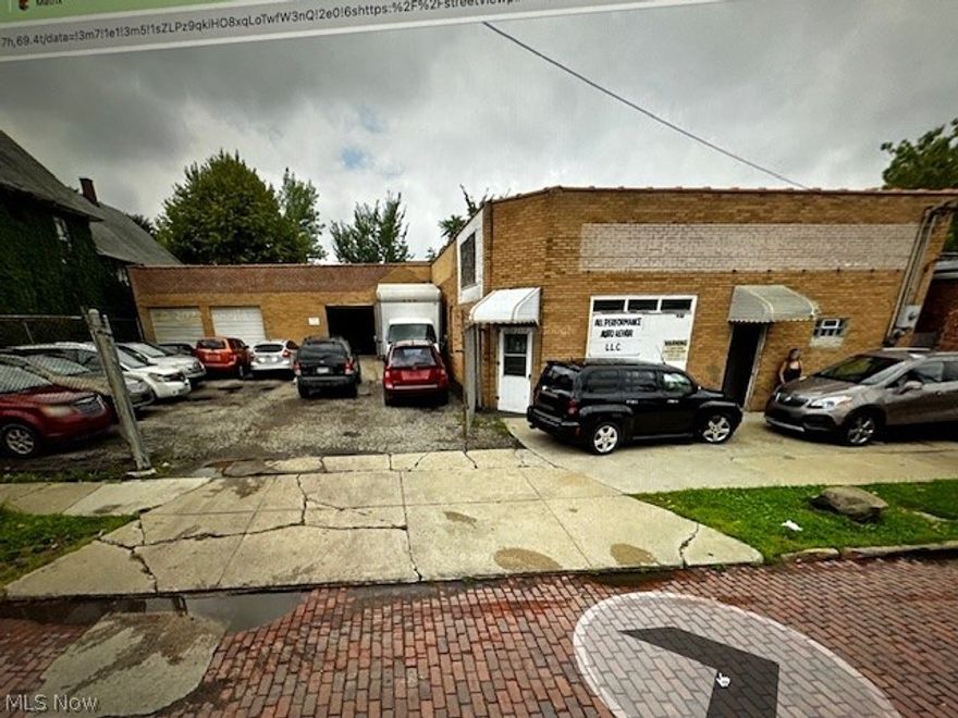 The property is used and has been used for years as an automobile repair shop.  The lifts and a overhead heater on the north side are owned by the tenant not the building owner.  Fenced-in area and 1 overhead door, single story building with nominal parking