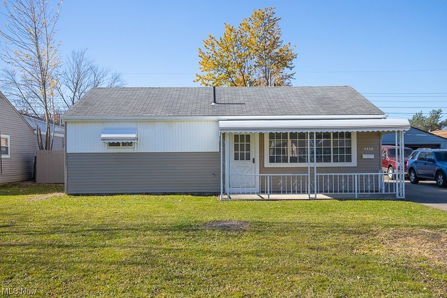 Welcome to this Fully Rehabbed 3 bedroom 1 Full Bathroom Ranch House.  Ready for immediate occupancy and for a new family to make it their own!  All New Luxury Vinyl Flooring throughout the Entire Home.  New Countertops in the kitchen and Bathroom. New Furnace and A/C Units, and New Water Heater All installed recently.  New Gutters installed around garage, and 80% of Gutters Replaced around the house.  The Roof is roughly 5-10 years old with plenty of life left in it. New Soffits installed throughout the exterior of the home along with brand new Vinyl Siding installed on the Entire Home!  The Entire Home has been Freshly Painted with Neutral Colors.  All of the Electrical and the Plumbing are All Brand New and Fully Updated!  The Front Porch has been updated and in great Condition, Perfect for Relaxing or Entertaining!  Enjoy the Back Patio Space to BBQ or do some more Relaxing when Needed!  Don't miss this Amazing Opportunity to get a Newly Renovated home at a great value when inventory is so low!