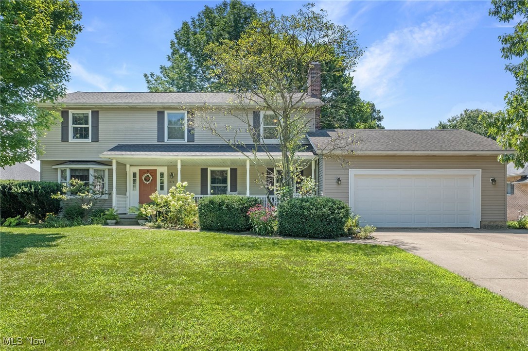 There’s so much to love in this quality crafted, 4 or 5 Bedroom, 3.5 Bath Colonial in Cross Creek! Desired location on over a half an acre, lightly wooded, cul-de-sac lot, this beautiful home has a versatile floor plan with a walk-out lower level - perfect for entertaining or just a casual lifestyle. The overly spacious front to back Living Room offers an ideal gathering space, with the Formal Dining Room and fireplaced Family Room just steps away. The eat-in Kitchen is filled with natural light, and features all stainless steel appliances, generous cherry cabinetry storage, Cambria quartz counters, and an easy flow through sliders to the oversized, backyard deck and brick patio. Upstairs, there are 4 bedrooms and a private office or optional 5th bedroom. The Primary Suite includes a private bath and double closets. Downstairs, the walk-out lower level has several windows and a southern exposure and is finished with a spacious recreation room, full bath, and a private office or optional 6th bedroom! The lower level also features an EZ air purification system. This wonderful home is convenient to the shopping, restaurants and entertainment of Portage Crossing and the newly reconstructed historic district on Front Street in downtown Cuyahoga Falls. Parks, playgrounds, schools, gyms, library, and other amenities are all nearby. Commuters will enjoy easy access to Route 8, North and South. This property has Akron utilities but is located within the Woodridge Local School District and has a Cuyahoga Falls mailing address. One-Year Home Warranty is included. Schedule your private showing today!