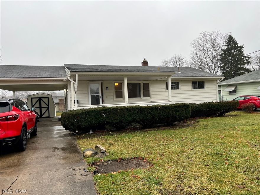 Beautifully remodeled three bedroom home in Struthers. Walk into this brightly and newly painted home with all new flooring, brand new kitchen & bathroom. Spacious kitchen that overlooks an adorable back yard with a scenic creek. Don't miss this beauty, it's not going to last!