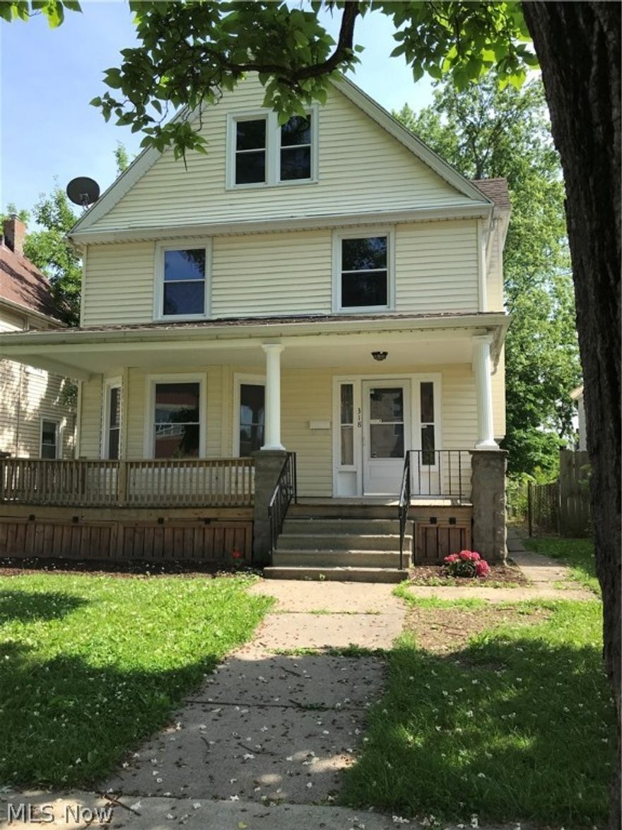 This Stately Colonial Is So Spacious! This home has 1885 sq. ft. There is beautiful woodwork throughout the home as well as hardwood floors on the main level.
As you enter the home you will love the spacious foyer, leading to the living room and formal dining room. The kitchen has an eating area and ceramic flooring. There are sliding glass doors to the backyard. There are 3 bedrooms upstairs and an updated bath. The third level has a bonus room that could be used for storage or a 4th bedroom. There is also a 2 car detached garage.