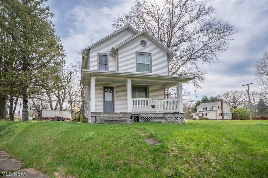Situated on a corner lot, this 2-bedroom Colonial offers plenty of potential for your next project, rental, or value-add investment. The home features a covered front porch, formal living room, formal dining room with built-ins and character details, and a kitchen that leads to a mudroom with access to the back deck. Upstairs you’ll find two bedrooms, the primary bedroom has walk-in closet and attic access, a bonus room is attached to the other bedroom, and they all share a full bath. Additional features include an unfinished basement for storage, a detached 1-car garage, shed and a fire pit area. Conveniently located and ready for your vision and improvements!