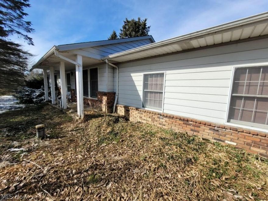 This is a rare opportunity, This home has so much space to offer with all bedrooms and laundry on the main floor!  This beautiful 3 acre property is ready for you to call home.   The home has 3 spacious bedrooms, a large kitchen and a beautiful living room with gorgeous brick fireplace.  Full basement gives you an additional 1200 square feet to create the living space you desire!  Priced to sell this home is waiting for your finishing touches and will be a great place to call home!