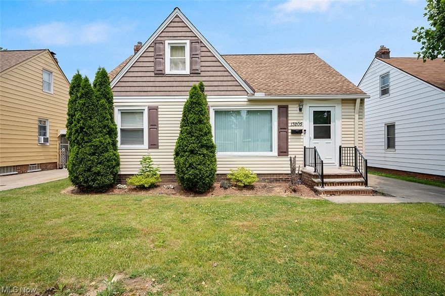 Don't miss out on this truly charming home that has been loved, maintained and upgraded over the last 10 years. The owner has created a truly beautiful place to call home. Outside, this home has vinyl siding, oversized 2-car garage, beautiful back yard area, and quiet back deck space. The front and back doors were recently upgraded in 2022. Enter in the front door to see a large inviting living room with soft, cushy carpeting just installed in 2022. As you walk into the eat-in kitchen, you'll be shocked at how large this kitchen is with tons of counter space, beautiful cabinetry, and stainless steel appliances that stay with the home. Don't forget the convenient mudroom off the back entry, perfect for shoes, dry food storage, patio items, etc. 2 nicely sized bedrooms also are on the first floor with a full bathroom, giving you the option to have a first-floor primary bedroom. 
Upstairs you'll see another 2 bedrooms with ample storage. The basement is partially finished, complete with