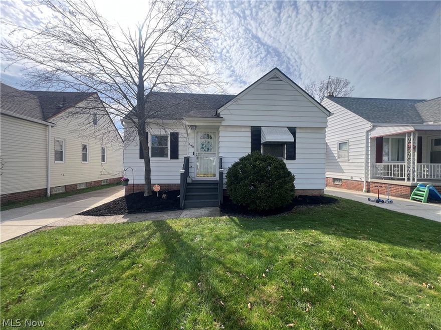 This lovely home has been well-kept, highly maintained, with long-term home ownership and pride. This Home offers many upgrades and renovations as of 2019/2020. Starting with the lovely eat in kitchen area, with newer counters, cabinets, flooring, appliances, such as refrigerator, stove, dishwasher, microwave, (washer and dryer 2021), living room with newer carpet, fully renovated bathroom, and 2 bedrooms on the first floor. All new vinyl windows throughout the home, except for master bedroom and kitchen. (2019) Nice sized, private bedroom on the 2nd level of the home. Glass block windows throughout the basement and storage area, Air condition unit, one car, detached garage, roof (est 2015), chimney rebuilt, (2022) 6 driveway blocks and garage door replaced (2022), Hot water tank replaced (est 2019) Ductwork cleaned/serviced (2022) gutters re-routed at front of the home (2024) Finished full basement with a storage area, which can be used for an extra room, office, or a convenient space to make it your own. The Entire basement was Waterproofed/with new sump pump (2021) All appliances including the AC unit in the upstairs bedroom window stays with the home! 
Come see this beautiful, well-kept home and submit your offer today!