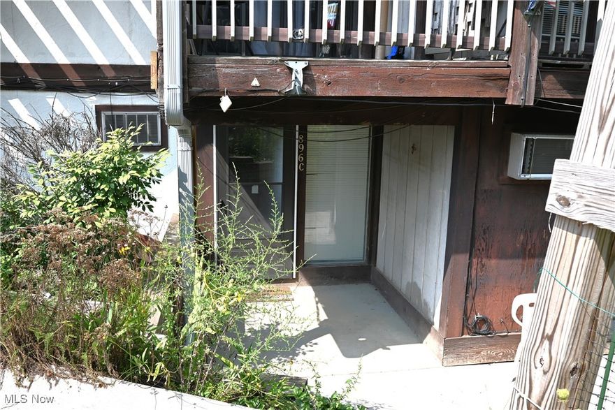 End unit, one floor, part of a multi-unit condominium building. Unit is very near parking lot. Cozy one floor living with zero maintenance. All new LVT flooring throughout, remodeled bathroom, and all new kitchen appliances. Washer and dryer belong to tenants. Currently rented for $950/month, month to month lease.