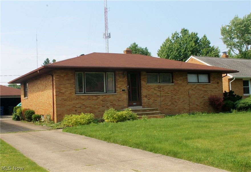 **Original Owners** Brick Ranch has been in the family for over 60 years and is Move-in Ready with 3 Bedrooms and 3 Baths plus a 2 Car Garage* Situated on a nice sized lot backing up to the “back field of Dentzler Elementary” which offers a “ton” of privacy* Pristine Hardwood Flooring throughout most of the first floor* Enjoy the eat-in kitchen which comes complete with all of the appliances* Spacious Living room and Dining room with cove ceilings are excellent for entertaining* Master with private bath* Bedroom #2 offers walk-in closet* Full Lower level is partially finished with an enormous recreation room, bonus room which can be used as an office, den or play room, full bathroom, and spacious laundry room which comes complete with washer and dryer* Glass block vented windows* Outdoor covered patio to enjoy family barbecues, family and friends or some quiet time with no one living behind* Furnace and hot water tank approximately 2010* Roof 2008*Home needs your TLC to make it your ow