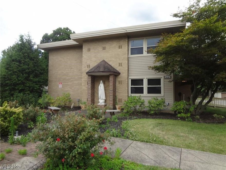Very well maintained two story brick and vinyl sided building with over 4000 sq. ft. of space located on approximately 3.3 acres and NW Warren with city utilities. This was a church rectory for years. Seven offices, 1 1/2 baths, living room and eat in kitchen on the first floor. The second floor consist of large conference room, bedrooms, offices, and four full baths. The basement has a conference room on one side With the other half being a utility area with a 1/2 bath. The property also includes a detached garage and a pavilion with electric. Three electrical panels, two furnaces and central air, sump pump and 50 hot water tank. Updates include vinyl windows and blinds 2010; flat roof on rectory, 2013; fiber optics, 2010; siding and doors, 2010; LED lighting. Guard Home Warranty.