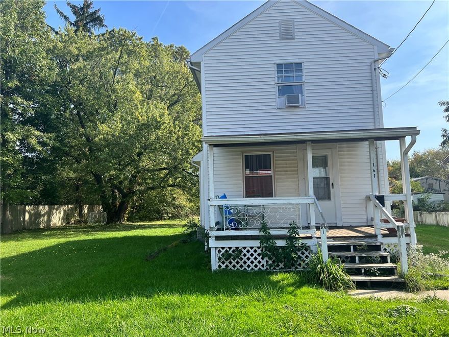 Welcome to 141 Delaware:  Investors:  don't over look this one....2-Bedroom, 1-Bath, living room, dining room, kitchen, full basement, 2-car detached garage.
Make an appointment today.....