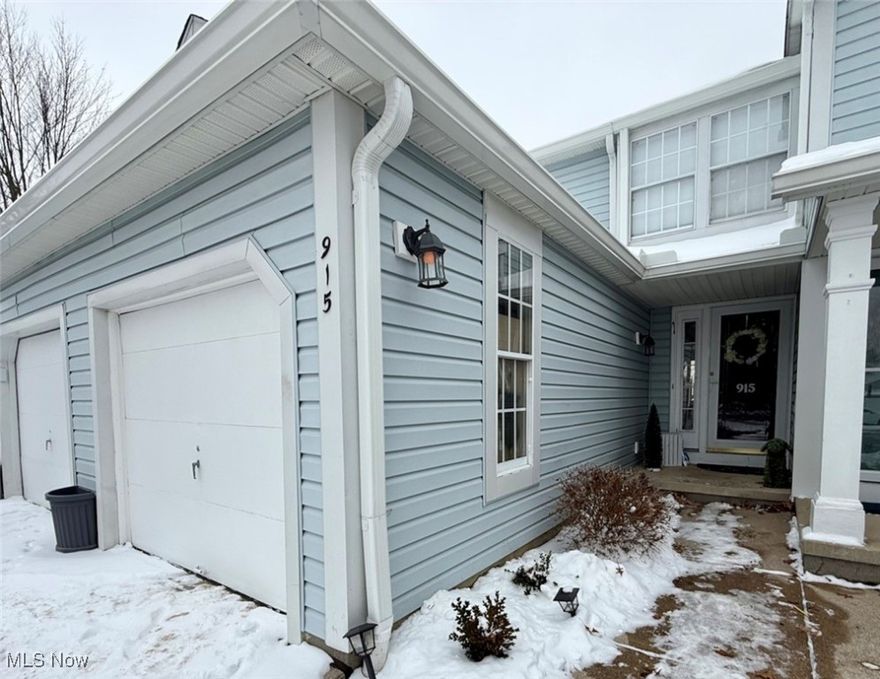 Welcome home to easy living in this townhouse close to all things Medina.  Many nicely done touches since 2024: Granite Counters - New Flooring - LVP & Carpet - Remodeled both bathrooms - insulated the garage - freshly painted - raised garden beds in patio area - all new appliances.  Enjoy some time out on the patio or in the living room by the fireplace.