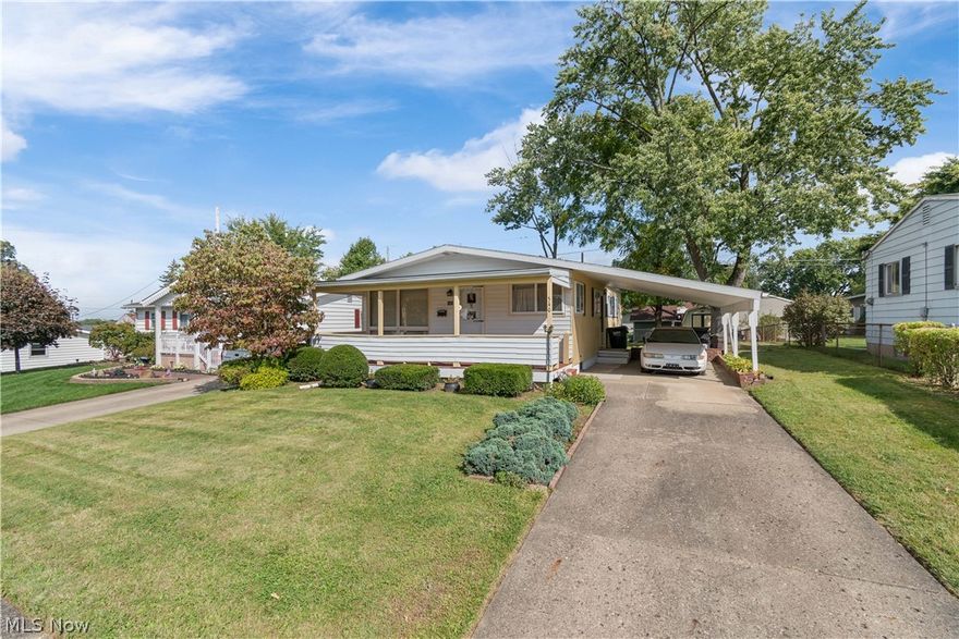 This one owner, NW Massillon ranch is loaded with possibilities! All three bedrooms and full bath on the main level. Additional living space in the basement, full of potential. The large private backyard is great for entertaining. You will appreciate the covered parking, concrete driveway, patio slab plus storage shed. Relax on the covered front porch after a long day. Whether starting, ending or looking for an investment property, this is a home you will feel proud to call yours!