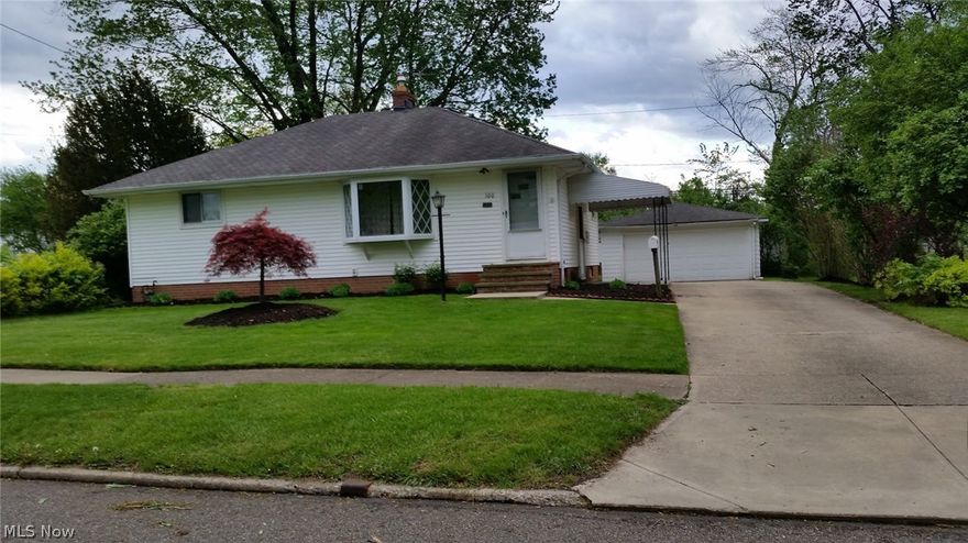 Move in ready one floor ranch with a full basement complete with newer finished basement family room. Updates include windows, furnace, central air, hot water tank, electrical, siding, 2 full bathrooms, kitchen. Additional room in basement for office or 4th bedroom. Well maintained yard, 2 car detached garage, concrete drive.