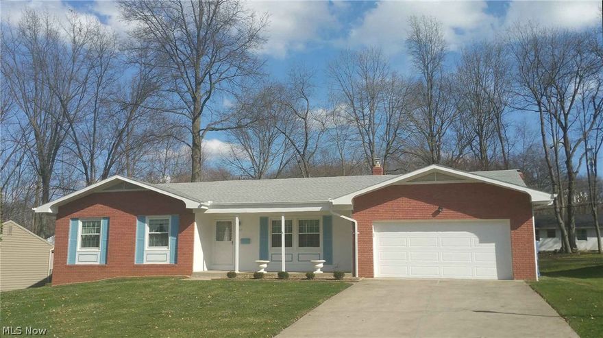 Been looking for a nice ranch home, but just can’t seem to find the right property that comes along with it? The search is over! Quality-built and perfectly-placed in Stow, this 3-bedroom, 2 bath home sits on a nice piece of property, and is loaded with treasures. You'll love the livingroom for company, and the hardwood under carpet, throughout. The master bedroom is good-sized and has a master bath with a walk-in shower. The kitchen is neutral, and has been updated with newer appliances and oak cabinetry. It even features some of the extra, fun cabinets like a tall pantry and a cabinet for cookie sheets! The dinette is one of two eating areas that will hold a 6-ft dining table, and it overlooks an 18 ft. family room with a wood-burning fireplace. The basement is neat, tidy and even has a great crawl space, perfect for storage!  A fully-functional attic fan and newer air conditioning will cool you down during the warm months, and you won’t have to worry at all about major improvements.