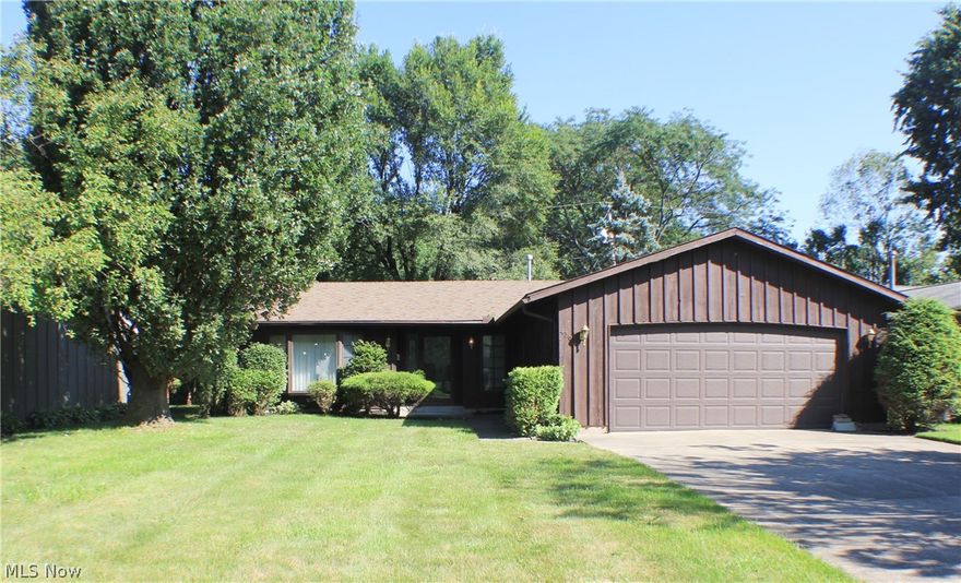 Lovely 3 bedroom, 1.5 bath Ranch home situated on a nice quiet street! The vaulted beamed living room with a cozy fireplace opens to the dining room & eat-in kitchen; a great space for gatherings. Sliding door access is found in the dining area onto the covered patio with a nice fully fenced-in yard. Eat-in-kitchen with plenty of cabinet & counter space, breakfast bar and skylight. Master bedroom with a sizable closet and 1/2 bath access. Two additional bedrooms and a full bath with double vanity, jetted tub and skylight. Large laundry room with a generous amount of cabinet storage, utility tub & entry to the covered patio. 2 car attached garage and nice sized driveway ! 1 year home warranty included for peace-of-mind!! This home has so much to offer! Call for your private showing today!!