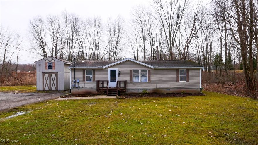 Don't miss your opportunity to own this Ranch style home nestled near the picturesque Brimfield Lake. This lovely property boasts 3 bedrooms, 2 bathrooms, and an additional parcel for added space, perfect for expanding your outdoor living options.

Enjoy outdoor gatherings on the spacious back deck. The property also features a 2-story shed, providing ample storage space for your outdoor equipment and tools.

For enhanced recreational opportunities, this property allows membership (for a fee) to the Brimfield Lake association. Members gain year-round access to the 16-acre lake for fishing, swimming, boating, picnics, and other outdoor activities. Additionally, residents can take advantage of the community building for social events and gatherings.

Don't miss the chance to make this cozy ranch your new home!