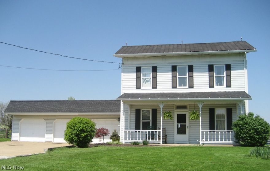 Get your slice of the country life when you move into this well maintained century home on just enough acreage. Updated septic & well, foundation, windows, electric breaker service and partial roofing. First floor office could be a 5th bedroom for a large family with convenient adjacent full bath. Sit back and relax over the upcoming months on either the covered front or rear porches. Great location for getting to just about anywhere.