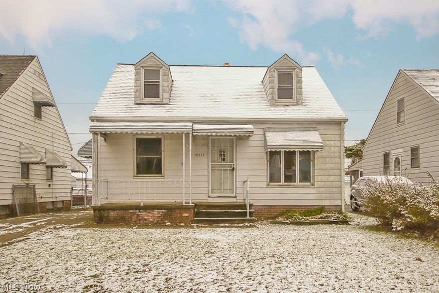 Cape cod investment property. 3 bed, including finished dormer, 1 bath, full basement and detached garage. Owner is selling as-is - no repairs will be made.