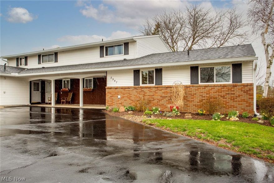 Three bedroom, one and a half bathroom, town home available in the quiet area of Evergreen Meadows, located
in Elyria Twp. This center unit has all hard wood floors throughout main level and stairs. All appliances stay,
including washer and dryer. Off the living room, there are sliding doors leading out to the completely enclosed
private patio. Upstairs, the owner's bedroom has access to the full bathroom, with two additional bedrooms. This
home has a spacious one care garage, and plenty of extra parking for friends and family. New furnace and AC
installed end of 2021, and refrigerator is 2021. Schedule your showing, this one will go fast!