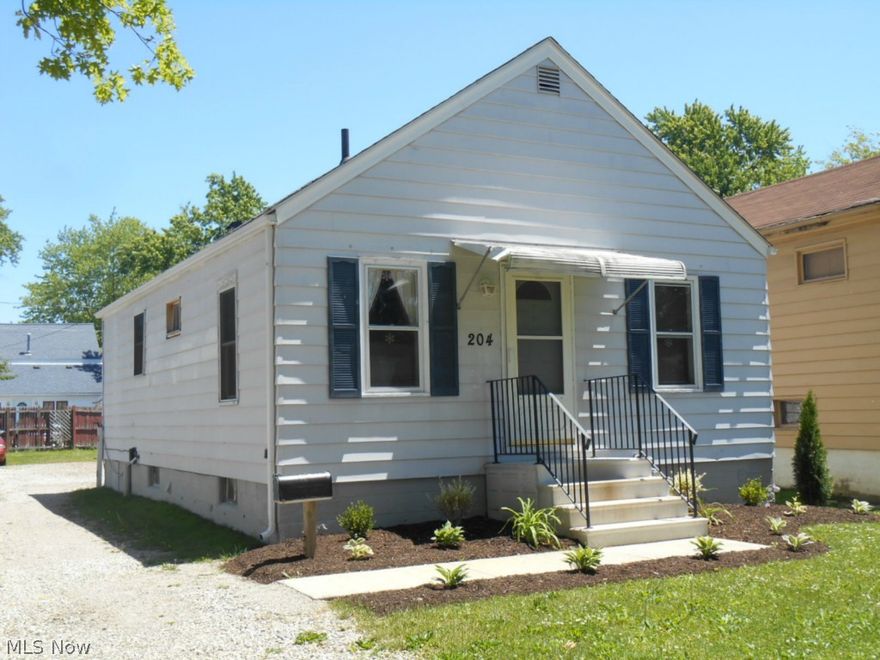 Nice 2 bedroom ranch home. Large updated oak kitchen with ceramic tile floor. High efficient gas furnace with central air. Lots of space in the basement for  rec room, office space, etc. Easy access to 10/480 and I-90/RT 2.