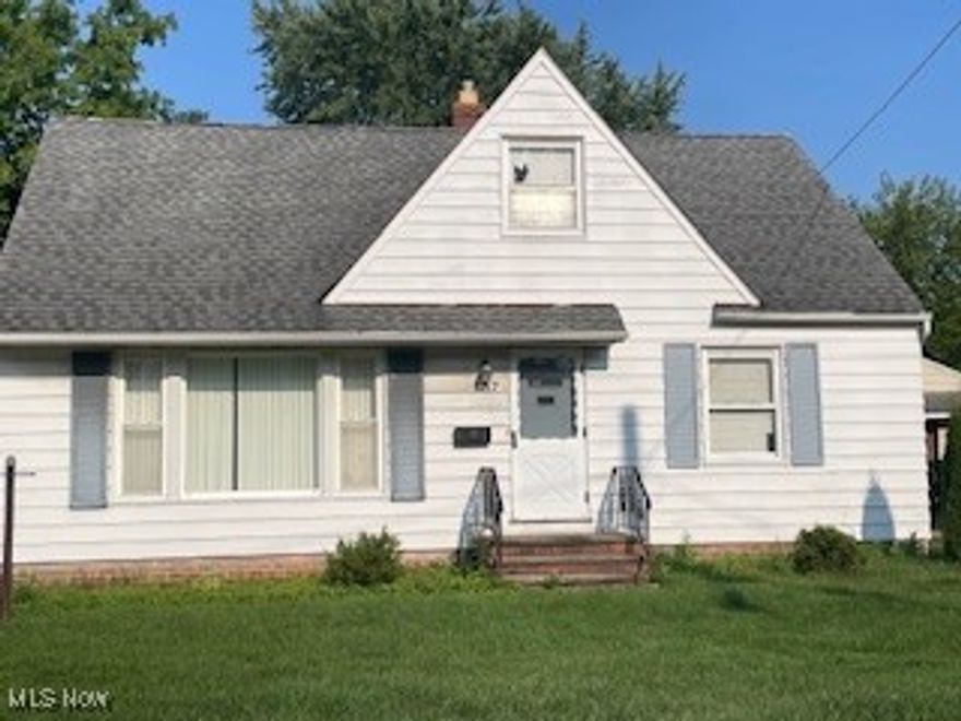 Great home in desirable neighborhood. Three bedooms with one full bathroom and a half bathroom in the upstairs bedroom. Loads of storage in the upstairs area and in the basement. Enclosed back porch for more square footage. The home is in need or repairs. Sale will not be held up by any court decisions. Possession will be given at time of closing. Make this your forever home or enjoy a fun fixer-upper project!