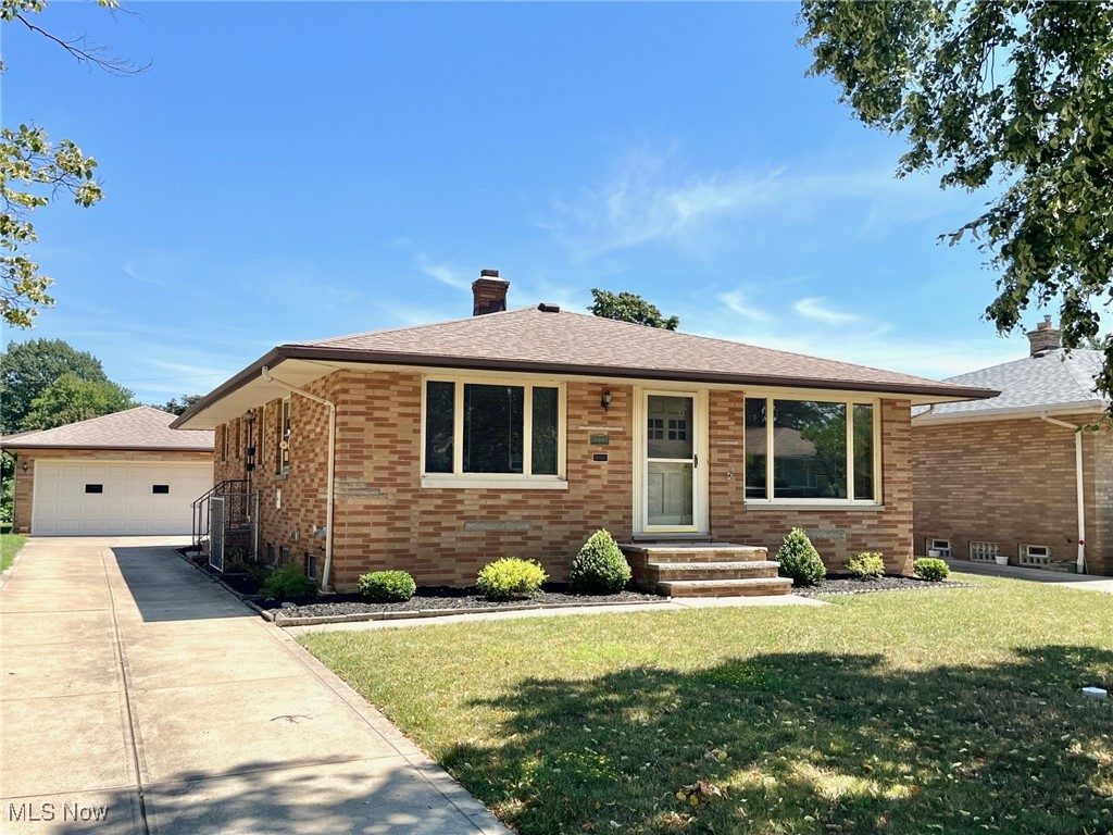 Classic 3-bedroom brick ranch located on a quiet cul-de-sac on the north end of Brooklyn. This well-maintained home features an open layout with beautiful hardwood floors, updated ceiling fans, plenty of storage, extra closet space, and lots of natural light. The eat-in kitchen includes a wall oven and range top, refrigerator, dishwasher, and two pantry closets. Separate dining area flows into a large living room. All three spacious bedrooms have large closets and ceiling fans. There are 2.5 baths (one full, one half off the kitchen/bedroom, and another full bath in the basement). The finished basement provides four rooms, including a rec room, hobby/office space, a room with sink and counter, and a laundry-adjacent room. Other highlights include HVAC 2021, large two-car garage, fully fenced yard, and convenient access to highways, parks, shopping, and schools. Call today for a private tour.