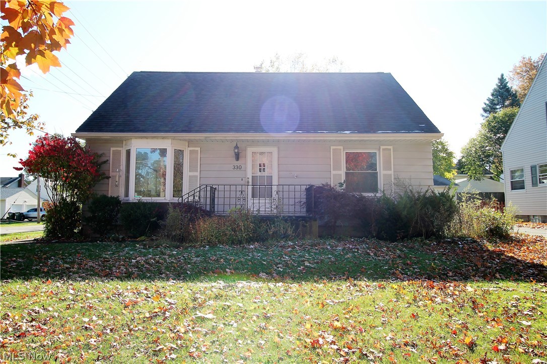 Welcome home to this adorable three bedroom, one full bath cape cod. There is a large living room with wood floors and a window seat to let the natural light to shine through and is open to the dining room and kitchen. The kitchen offers an abundant of cabinets, counterspace, fridge, stove and dining room area. There is a window door to the covered patio to enjoy in the backyard and the detached one car garage. Also on the first floor you will find two large bedrooms with wood flooring, and a full bathroom. Going upstairs you have a built in cabinet for extra storage and another large bedroom. The large lower level has so much room for entertaining, work out area etc and is very clean. Some updates include newer roof, windows. All you have to do is move right in! Precious memories begin right here!