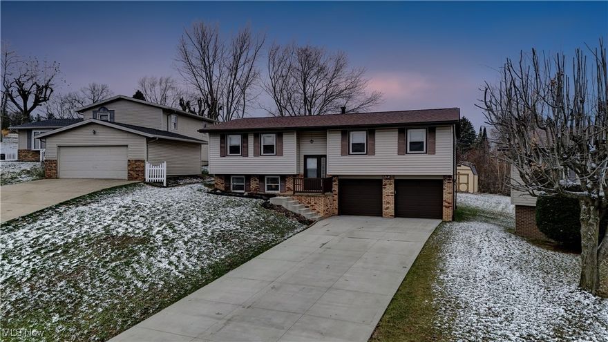 Welcome Home to 2850 Farmington Circle! This charming home is nicely nestled on a peaceful cul-de-sac! From the minute you enter you will notice the great natural lighting that presents through the bright and open main level! This three bedroom one and a half bath home offers a perfect blend of comfort and functionality with an eat in kitchen that is complete with sliding glass doors leading out to the deck, ideal for entertaining! With three bedrooms and a full bath just down the hall, the master bedroom is complete with its own access into the full bath. The lower level boasts a finished space giving you that extra space you need for a second family room, home office, or recreation area along with the convenience of a half bath! Enjoy the privacy and tranquility of the cul-de-sac while still being conveniently close to shopping and amenities! Call today to set up a private showing and make this home yours!