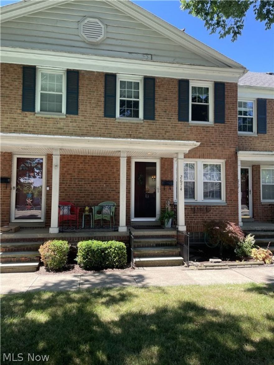 This Lovely Rockport Village Townhome resides in a notable location of Rocky River & all it offers, plus 15 min to DT & 10 min to the Airport via Valley*  3 Flrs of Liv space is coupled w/ 2 Bdrms, 1 Full Bth, Back Deck, Patio & Front Porch* Continuously Maintained & Renovated thru-out the 20 yrs of ownership*  A Wall btwn the Kit/Din rm was removed, allowing for an EZ Breezy flow all over* A High End Gas Stove w/ Fridge, DW, deep Sink w/ Disposal are All SS & Remain with the Hm* A Peal & Stick Brick accent wall adds fun to the LVT Patterned Flrng, making a statement to the neutrality of the rm & coupling of the exposed & original Hrd/Wd Flrng on main Flr* A bright Din rm offers a Peal & Stick Decor on 1 long wall & around both windows facing the back* The Cove Ceilings in both Div/Liv rms add Xtra height & compliment the added Columns creating a subtle divider* A Same color scheme flows into the Liv area overlooking the Valley & Provides for comfy furn & TV/Media space* A Coat Closet at the bottom of the Landing, leads up Carpeted stairs to the 2nd Liv are: Providing a Very Spacious/Serene Mstr Bdrm w/ 2 Lg closets & overlooks the Valley offering awesome night breezes*  A spacious 2nd Bdrm & a completely renovated Full Bth w/ Shower/Tub provides an outdoor feel*  The Lg/Unfinished Bsmt is spotless & provides W/D, Dbl Utility Sink, Updated Electric, Newer H2o Tank, & HV unit that has been Maintained & Srvc'd regularly.  A/C unit just Srvc'd 6/13/24* Also installed, is a Lg Wd Shelving unit providing an abundance of Storage*  Private 1 Car Gar w/ Remote & Electric*Newer Windows thru out, a few recently replaced* Every rm is freshly painted*  Newer Trex Deck off Kit Leads down to a private Patio & grass* Pets Welsome*  Truly a wonderful place to Live & Call Home including All conveniences around* Also the Metro Park Entrance is across the Street btwn Ferris Steak House & Joe's Deli. Appt's Required & Listing Agent to be present at all showings*  Thank you Kindly,