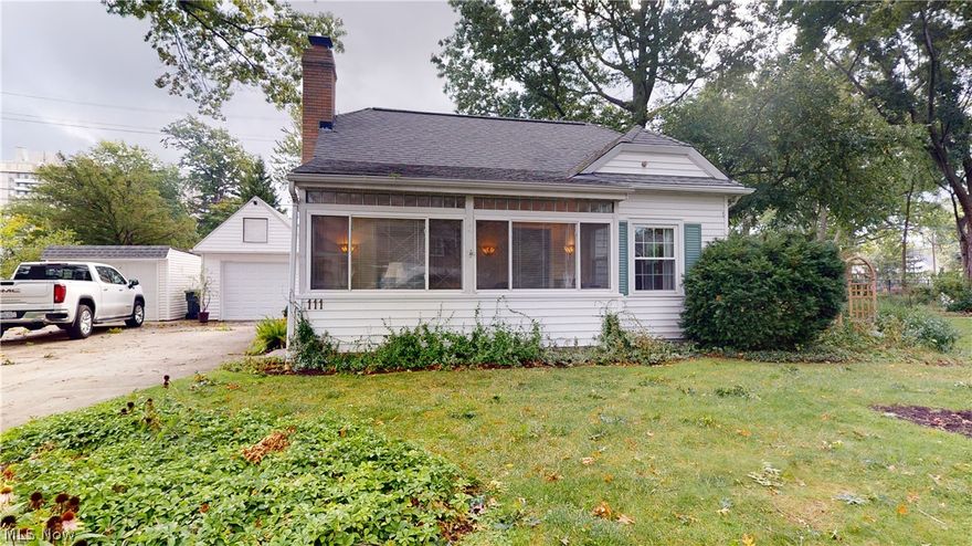 Welcome to 111 Luikart Drive! What a pleasant surprise! Tucked on a private street, located in the peaceful lake neighborhood of Luikart Drive. Enjoy your morning coffee in the 3 season room with views of the lake. The first-floor features a living room with wood burning fireplace with hardwood floors, an Eat-in kitchen with plenty of cabinets and counter space, all kitchen appliances stay! There is also a first-floor full bath and large bedroom. The second floor features the owners suite with a full bath and another bedroom! If the charm of this home isn't enough, venture outside to the extra large lot to find a gardener's dream or take a stroll down the friendly neighborhood street to enjoy your lake access! Schedule your showing before its too late!