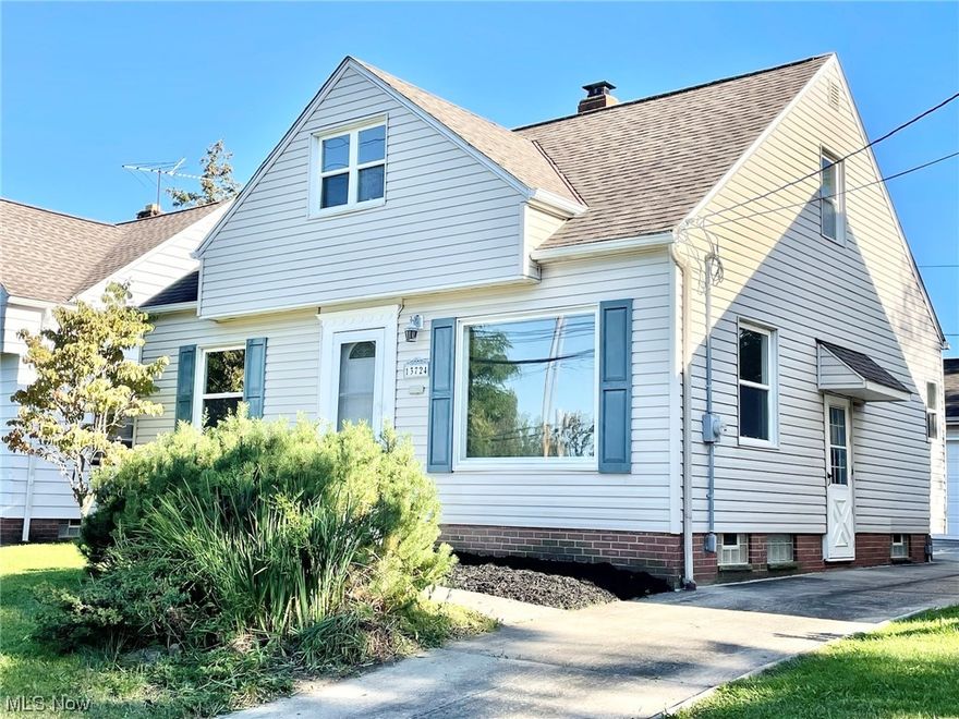 Welcome home to this completely remodeled and move in ready bungalow. Bright and cozy living room with a large window and new carpeting. Beautiful eat-in kitchen features Schrock handcrafted cabinets, new vinyl floors and new stainless steel appliances. On the 1st floor you will find 2 bedrooms with new carpeting throughout. Nicely updated bathroom with new vanity and LVP flooring. Master bedroom upstairs with lots of closet and storage space, new carpeting and a half bath. Recreation room in the partially finished basement. Freshly painted throughout! Newer roof, newer vinyl siding, vinyl windows and much more!  Large detached 2.5 car garage. 1 year APHW warranty included! Great location. Walking distance to stores and just a minutes from the freeways. Stop wasting money on rent! This is the one you have been waiting for!