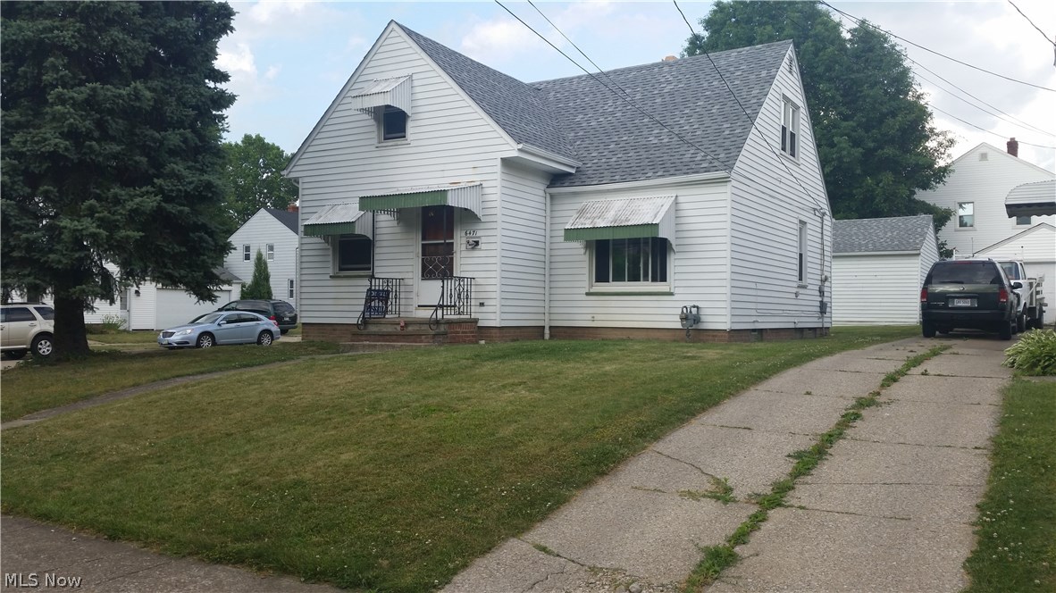 Great price! 4 bedroom, 2 full bath Cape Cod offers 2 bedrooms on 1st floor & 2 bedrooms on 2nd floor. Newer vinyl windows! Dimensional shingle roof top! Furnace, Carpeting! Glass block windows! Waterproofed basement (all 4 walls) dug up from the outside! 2 car detached garage with driveway on side street.