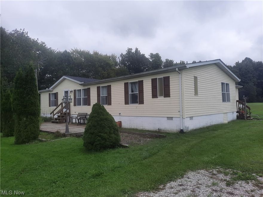 Come see this beautiful, well cared for modular home on over 14 acres. Lots of trees on rear property to explore.  Located in Cherry Valley. Lots of potential to start a family or slow down.  Most furnishings stay.