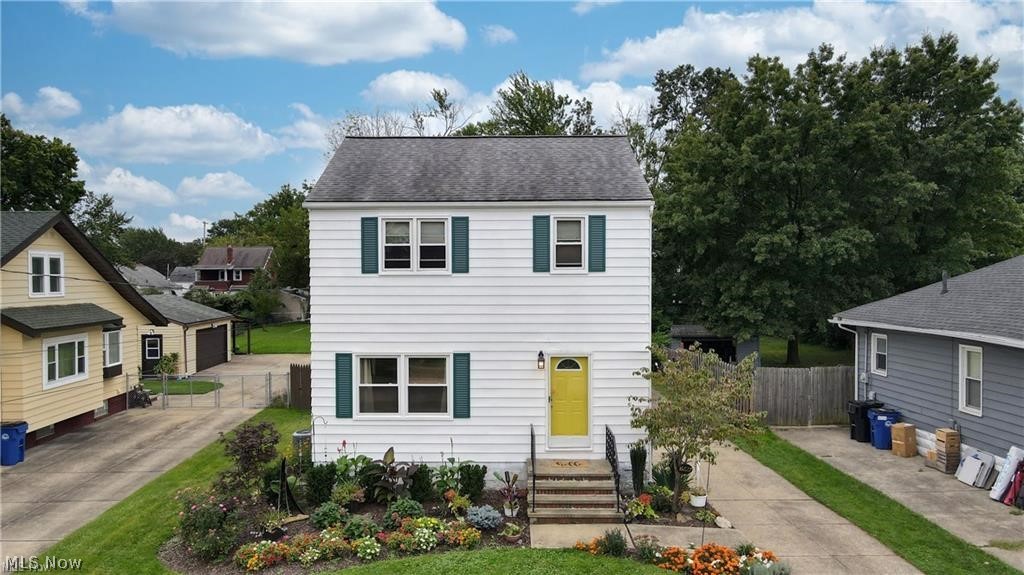 Welcome home to this spacious Westpark Colonial. Upstairs you will find 3 bedrooms and a large remodeled full bath. Downstairs you can enjoy an open floor plan with a charming kitchen and family room addition. This home has a private deep lot on a desirable street AND beautiful new landscaping in the front yard. Home was repainted in 2021, additional electrical was added to the garage and exterior home 2021, Newer roof on home and garage, Basement waterproofed in 2021.