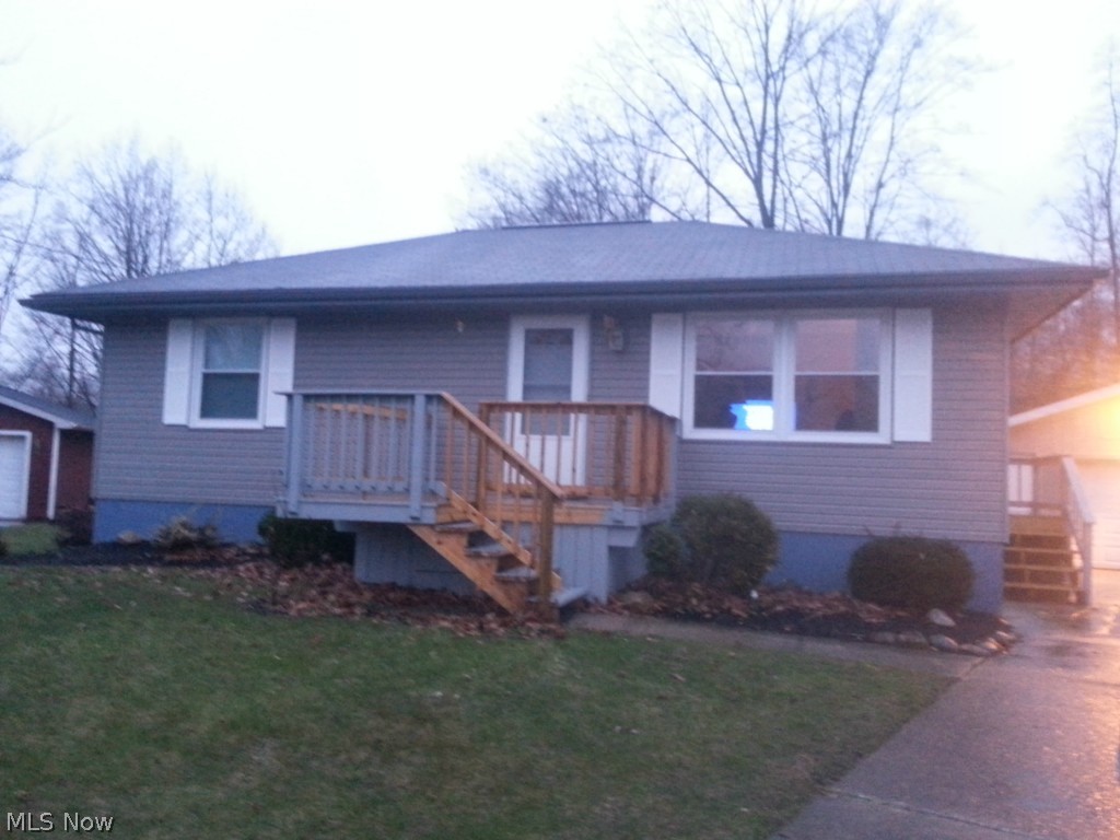 This is a well maintained and extremely clean home. Enjoy the eat in kitchen with an island, newer appliances, and a sliding door that leads to a covered deck. The backyard is semi private and partially fenced. the yard extends behind and to the left of the fenced in area when standing a deck. The downstairs bedroom could be the master with an attached half bath but the upstairs bedroom is being used a master currently. The bath on main floor has a walk in shower with a seat. Fourth room could be used as bedroom, office, or playroom. There is family room and living room. MOVE IN READY!