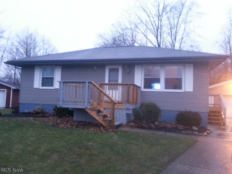 This is a well maintained and extremely clean home. Enjoy the eat in kitchen with an island, newer appliances, and a sliding door that leads to a covered deck. The backyard is semi private and partially fenced. the yard extends behind and to the left of the fenced in area when standing a deck. The downstairs bedroom could be the master with an attached half bath but the upstairs bedroom is being used a master currently. The bath on main floor has a walk in shower with a seat. Fourth room could be used as bedroom, office, or playroom. There is family room and living room. MOVE IN READY!