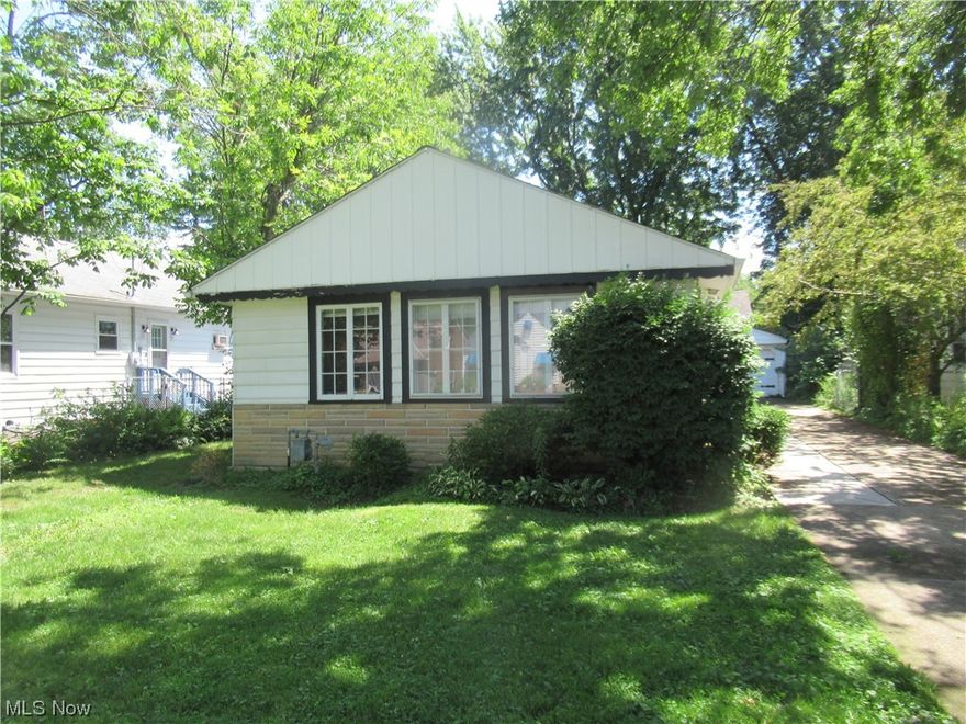 Welcome home to this enchanting bungalow nestled in the picturesque neighborhood of Willowick, Ohio. Two beaches in walking Distance. Offering a perfect blend of classic charm and modern amenities, this delightful property presents an excellent opportunity for comfortable and convenient living. Don't miss this fantastic opportunity to own a charming bungalow house in the sought-after community of Willowick, complete with a two-car garage and all the comforts of modern living. Schedule a showing today to experience the warmth and allure of this wonderful home. Your dream of owning a cozy bungalow in Ohio awaits! Rare Lovely Home On Quiet Tree Lined Street. Walking Distance To Beach Club, Eat-in Kitchen W/Ceramic Tile. Living Rm W/Fireplace, Many Newer Windows, Updated Electrical, Central Air, Full Basement. Beautiful Landscaping, Interior Paint ..Walking Distance to 2 beaches. .Owner will install new vinyl flooring like the new flooring in the back Bedroom