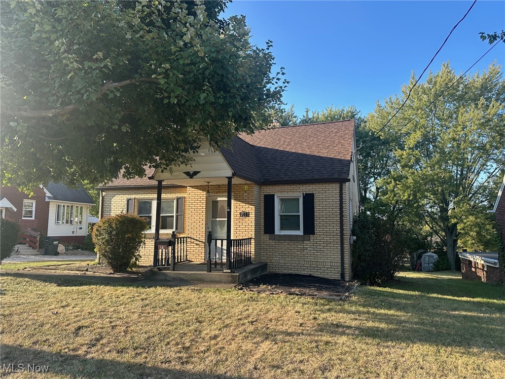 Don't miss this great opportunity to purchase your first home or as an investment property. 1.5 story Cape Cod brick home with 2 beds on the first floor with a full bath and two bedrooms on the second floor with a half bath. All appliances stay and a washer and dryer hook up is available in the basement. Updates include a newer roof and gutters, a. high efficiency, natural gas furnace central air, and worry free public water and sewer. Vinyl replacement windows have been installed. The back yard is peaceful and has a deck over the single car garage for you or your tenants to entertain.