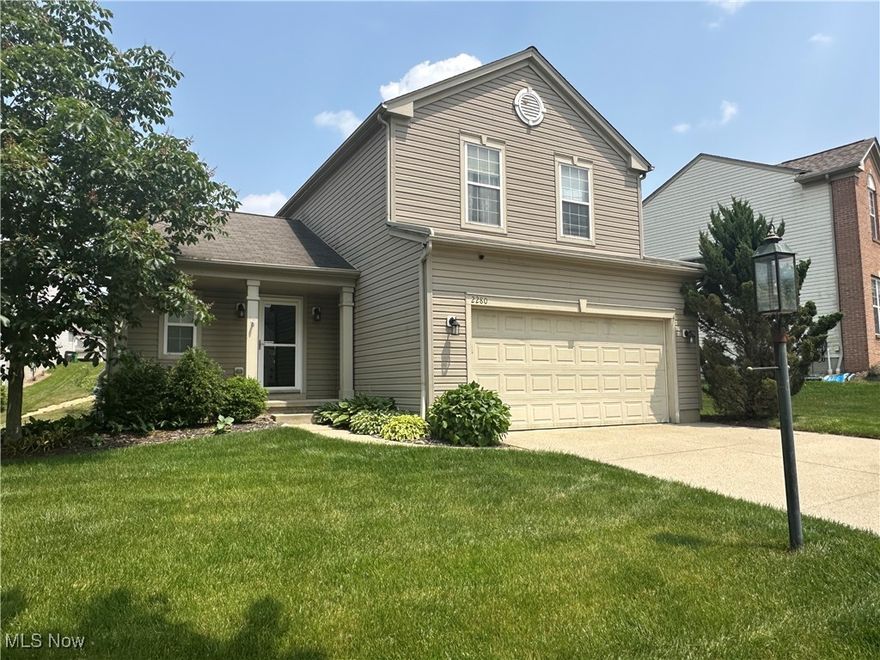 Fall in love with this beautifully maintained Colonial in the heart of Call’s Farm! Offering 3 generously sized bedrooms, 2.5 bathrooms, and over 1,800 sq ft of finished living space, this home blends comfort and convenience. The main floor features a bright and open living room with a cozy fireplace, perfect for relaxing or entertaining. The eat-in kitchen offers plenty of counter space, cabinetry, and natural light. Upstairs, the primary suite includes a spacious layout and private bath. A finished basement adds bonus space for a rec room, office, or movie nights. Outside, enjoy the patio, charming porch, and low-maintenance yard. Located in a desirable neighborhood with parks and a playground, this home has everything you need to settle in and enjoy.