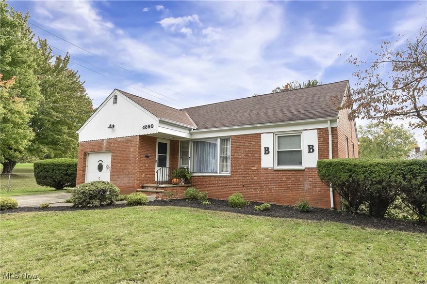 Prepare to be Moved! Welcome to your dream home on Anderson Road in the charming town of Lyndhurst! This lovely Cape Cod style home boasts 3 bedrooms and 1.5 bathrooms, making it the perfect space for you and your family to call home. As soon as you step foot inside, you'll be greeted by the warm and inviting atmosphere created by the hardwood floors and newer paint throughout. The main floor offers a spacious living room that flows seamlessly into the dining room, providing the perfect space for entertaining friends and family. Imagine yourself enjoying a cup of coffee on the enclosed porch, overlooking the peaceful backyard. The kitchen has just been updated with LVP flooring and offers plenty of cabinet and counter space for all your cooking needs. On the main floor, you'll find two cozy bedrooms and a remodeled full bathroom, providing ultimate convenience and comfort. The primary bedroom is located on the main floor, making it easily accessible and perfect for those who prefer to avoid stairs. The second floor boasts a huge bedroom with endless possibilities. Need more space? Look no further than the partially finished basement, complete with a large recreation room and 1/2 bathroom. This area is ideal for a home office, gym, or additional living space. And with the furnace being replaced in 2023, you can rest easy knowing this home is move-in ready. And with a large fully fenced backyard and patio area, you'll have plenty of space to relax and unwind after a long day. But the perks don't just stop at the house itself. This home is close to Anderson Park, offering wide open green space for you to enjoy. You'll also love being near the Euclid Creek Reservation, parks, schools, restaurants, and shopping.  Don't miss your chance to make this beautiful home yours. With a prime location, spacious layout, and endless potential, this home won't be on the market for long. Schedule a tour today and experience the true warmth and joy this home has to offer.