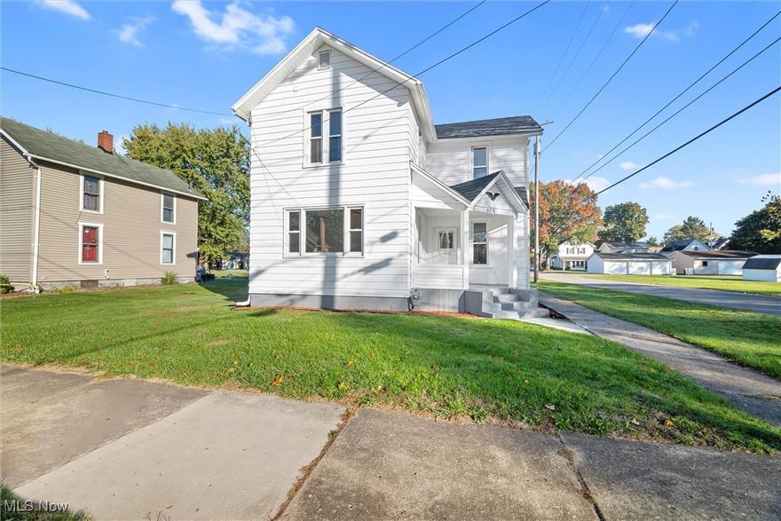 Completely Updated Home in a Great Leetonia Location!
Welcome to 375 Pearl Street — a move-in-ready home that’s been completely updated from top to bottom. Every detail has been refreshed to give you peace of mind and modern comfort in a great location close to schools, parks, and downtown Leetonia.
Step inside to find bright, open living spaces with fresh finishes throughout. The kitchen features a brand-new refrigerator and dishwasher, plenty of cabinetry, and room to cook and gather. The home’s new windows and new roof provide energy efficiency and lasting value, while the clean, neutral décor makes it easy to make this space your own.
Outside, enjoy the large two-car detached garage — perfect for vehicles, hobbies, or extra storage. The backyard offers room to relax or entertain, giving you a great balance of indoor and outdoor living.
If you’re searching for a beautifully updated home in a peaceful neighborhood and prime Leetonia location, this one checks every box.