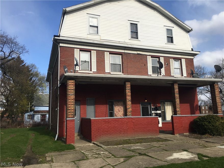 Just a home! Very basic! Second floor apartment with freshly painted living room and bedroom. New carpet in living room and bedroom.  Huge eat in kitchen with refrigerator and stove. Bathroom off the one bedroom with old school claw tub. Off street parking. Tenant only responsible for electric. All interested applicants will be asked to apply online, $50 per adult. Professionally managed.