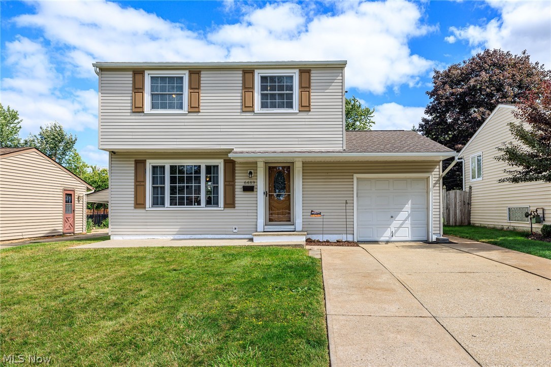 Welcome home to this lovely 3 bedroom, 1.5 bath Colonial near the heart of Brook Park showcasing a nice and neutral layout, finished basement & amazing, fenced in backyard w/ a covered patio & pool! The large & bright living room leads to the conjoined dining room & kitchen, complete with ample cabinetry, plenty of prep space & included stainless steel appliances! A convenient 1/2 bath completes the main level. 3 comfortable bedrooms w/ wood floors & a nice, full bath are found upstairs. The finished basement provides more living space w/ a spacious recreation room, workshop, laundry room & storage space. You are sure to fall in love with the fully fenced in backyard, complete w/ a covered patio, above ground pool, storage shed & plenty of space for outdoor activities. New roof 2018, Furnace/AC 2017 & Hot water tank 2019. Schedule a private showing today to see what this great home has to offer you!