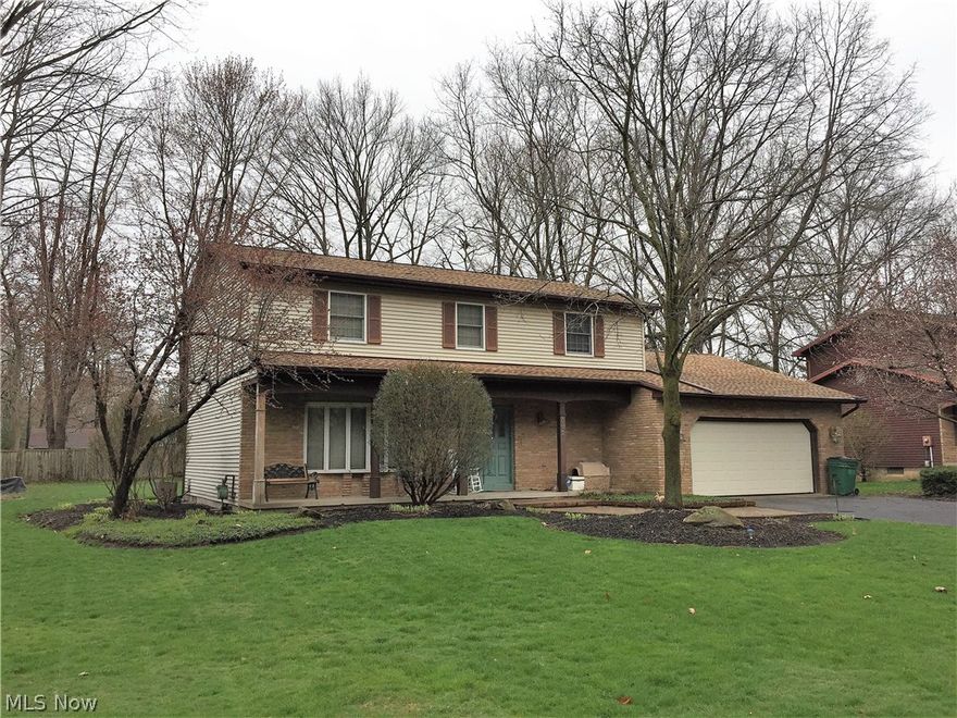 Over 2200 square feet in this lovely two story with 4 large bedrooms and 2.5 baths. Featuring Living room with large bay window and hardwood flooring, formal Dining room, Large ceramic tile floored Kitchen including all appliances and eat in area leading to deck. Family room has built ins with beautiful brick, gas fireplace. Extra large half bath and oversized laundry on first floor. Second floor has 4 sizeable bedrooms, master bath and full bath. New roof, new walkway, new garage door, new sump pump and basement has been waterproofed.