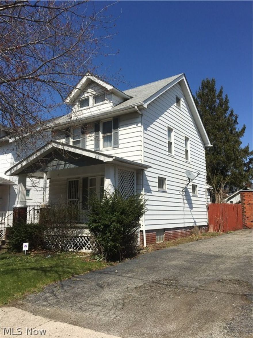 Nicely located on the westside of Cleveland. Perfect home for someone looking to live close to RTA. Not far from I-90 or I-71. Inside the home you will find original woodwork, large living room, formal dining room, and kitchen all on the first floor. Upstairs is the full bath and the bedrooms. Possible 3rd bedroom or playroom, craft room or office on 3rd floor (not considered part of living area). Call for a showing today!