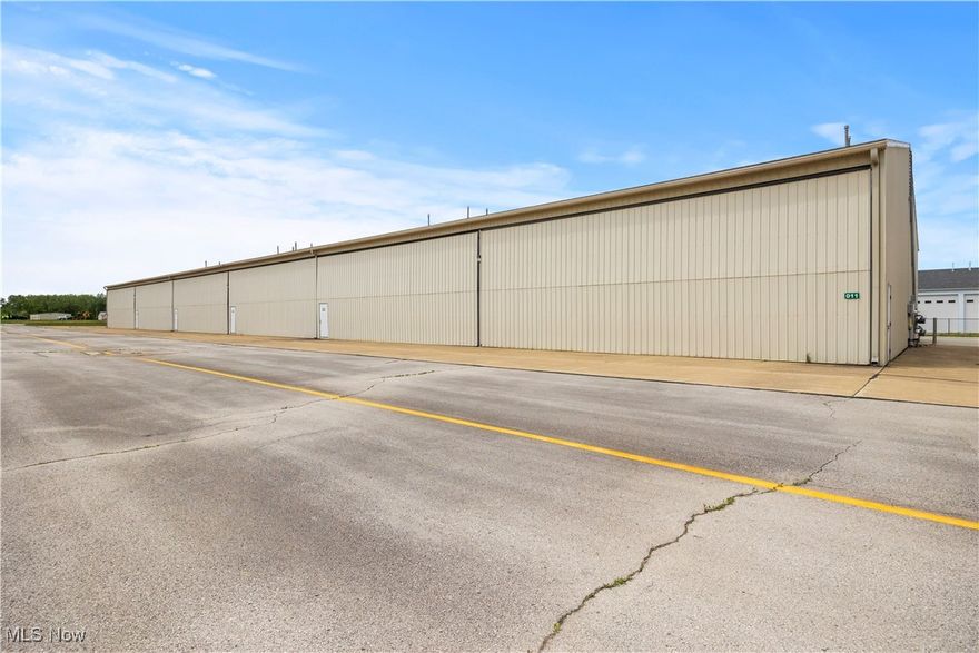 Own an airplane hangar at Erie-Ottawa International Airport (KCPW)! This 45' wide x 40' deep unit offers a 45'x12' loft for storage and a convenient full bathroom. The stairs to the loft run along the side wall leaving plenty of room even for a twin engine plane or jet. The association also offers a common room with bathrooms. Want to fly into the Vacationland area to use your home or condo? This is for you. Airplane hobbyist? This hangar can hold a few small planes.

There's an opportunity to have adjoining hangars by purchasing the hangar next to this that is also available and is an end unit.

This cannot be used as a storage unit. You must own an airplane as this is FAA leased land.